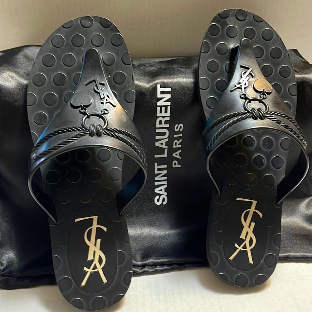 YSL jelly Sandals